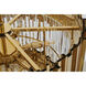 Canada 18 Light 28 inch Gold Chandelier Ceiling Light
